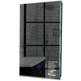 Specchio LED Verticale | Pulsante touch | Luce bianca neutra - Reyze Serie Motivated Modello 2